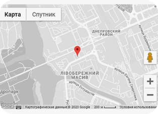 Мапа з місцезнаходженням барбершопа