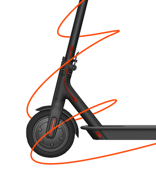 Стильный электросамокат с мощным аккумулятором