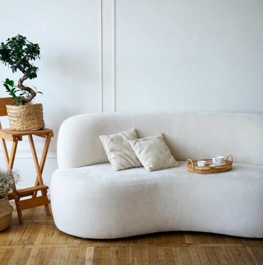 white sofa