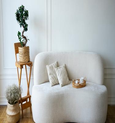 white sofa