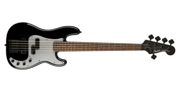 Black bass guitar