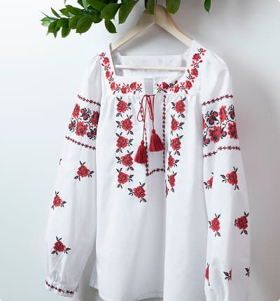 Ukrainian embroidered shirt
