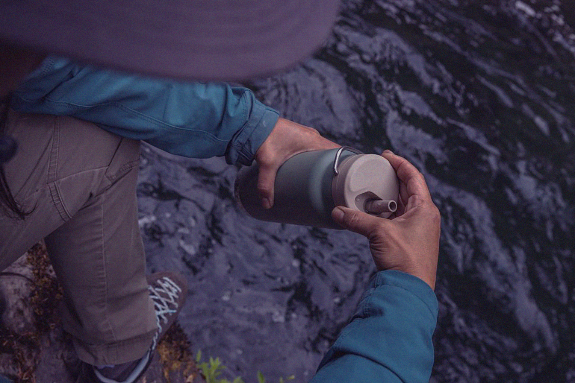 Турист отдыхает